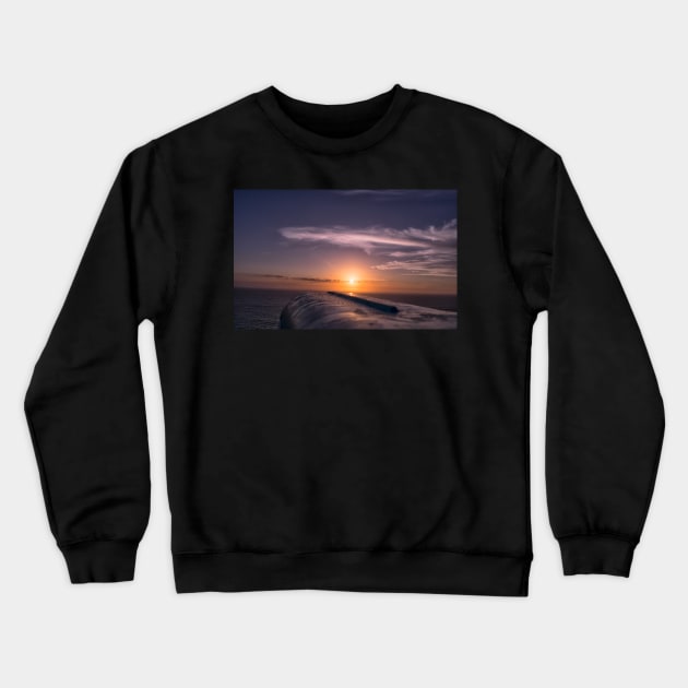 Sunrise Lookout Byron Bay Crewneck Sweatshirt by MT Photography & Design